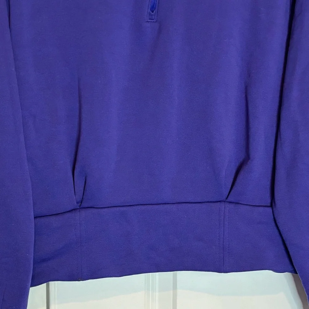 Athleta Altitude Polartec Half Zip Pullover Sweatshirt Noble Blue Purple S - Picture 5 of 13
